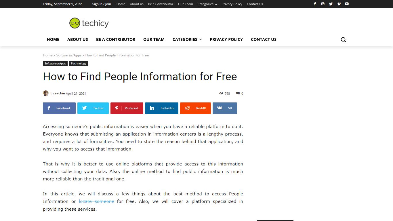 How to Find People Information for Free - Techicy